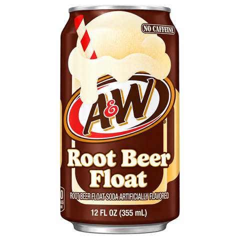 A&W Root Beer Float Soda Pop 355ml