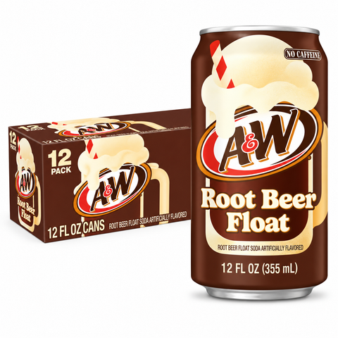 A&W Root Beer Float Soda Pop 355ml