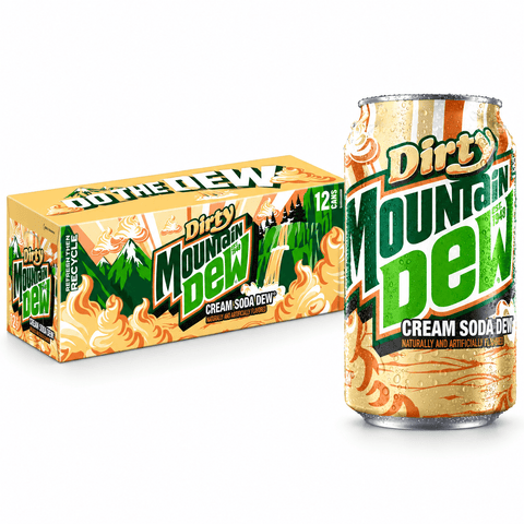 Mountain Dew Dirty Dew Cream Soda 355ml günstig für nur #price_variant_lowest# kaufen bei Sweet Ranch