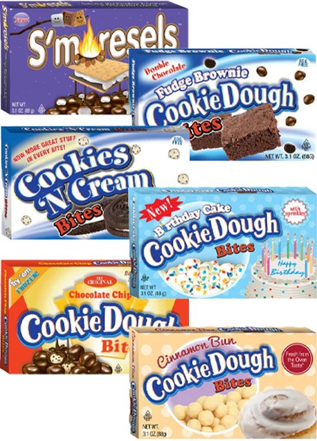 Cookie Dough 6 Flavour Mix günstig für nur #price_variant_lowest# kaufen bei Sweet Ranch