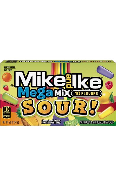 Mike and Ike Megamix Sour 141g [BEST BY / MHD 29.02.2024] günstig für nur #price_variant_lowest# kaufen bei Sweet Ranch