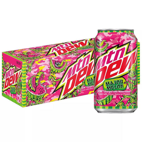 Mountain Dew Major Melon USA Original 355ml günstig für nur #price_variant_lowest# kaufen bei Sweet Ranch