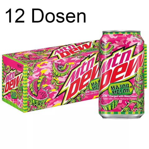 Mountain Dew Major Melon USA Original 355ml günstig für nur #price_variant_lowest# kaufen bei Sweet Ranch