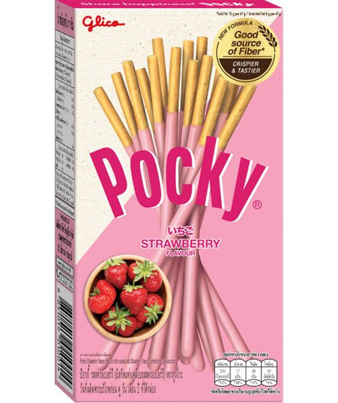 Pocky Strawberry Flavour 47g [BEST BY / MHD 17.03.2024] günstig für nur #price_variant_lowest# kaufen bei Sweet Ranch