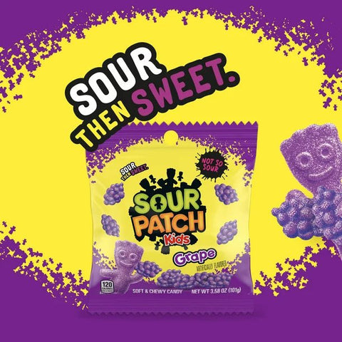 Sour Patch Kids Grape Bag 143g günstig für nur #price_variant_lowest# kaufen bei Sweet Ranch