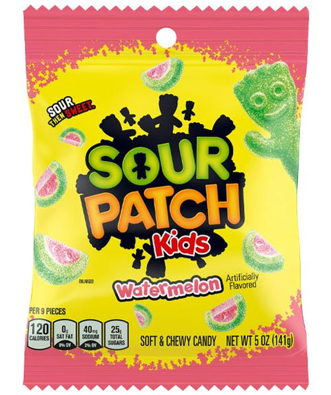 Sour Patch Kids Watermelon Bag 141g [Best By / MHD 16.02.2024] günstig für nur #price_variant_lowest# kaufen bei Sweet Ranch