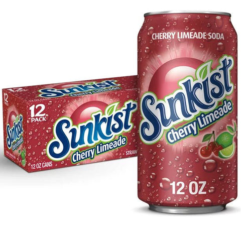 Sunkist Cherry Limeade 355ml [BEST BY / MHD 31.03.2024] günstig für nur #price_variant_lowest# kaufen bei Sweet Ranch