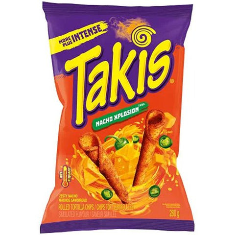 Takis Nacho Xplosion - Zesty Cheese Flavour 280g [MHD Ware - Best By Date 04.10.2023] günstig für nur #price_variant_lowest# kaufen bei Sweet Ranch